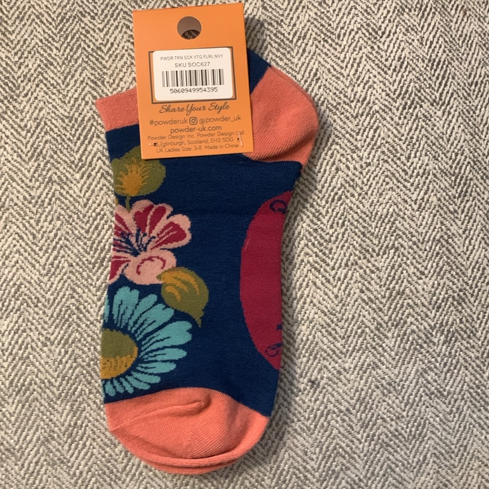 Powder Cosmetic Bag & Socks NWT - Picture 14 of 16